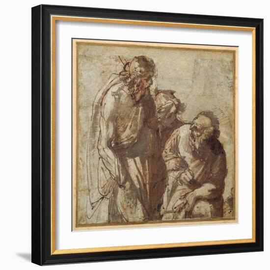 St Peter Denies Christ-Pier Francesco Mola-Framed Giclee Print