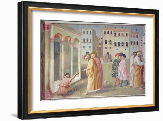 St. Peter Healing a Cripple, c.1427-Tommaso Masolino Da Panicale-Framed Giclee Print