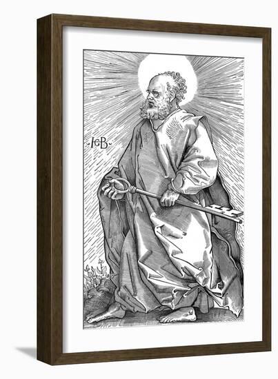St Peter Holding His Symbol of a Key, C1490-1550-Hans Baldung-Framed Giclee Print