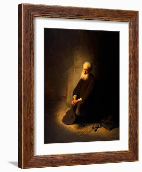 St. Peter in Prison, 1631-Rembrandt van Rijn-Framed Giclee Print