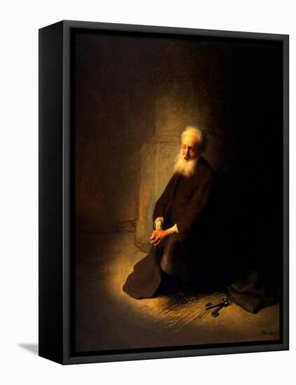 St. Peter in Prison, 1631-Rembrandt van Rijn-Framed Premier Image Canvas