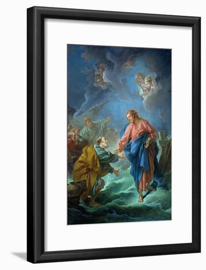 St. Peter Invited to Walk on the Water, 1766-Francois Boucher-Framed Giclee Print