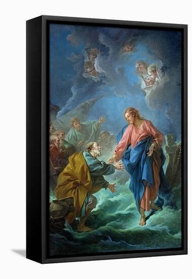 St. Peter Invited to Walk on the Water, 1766-Francois Boucher-Framed Premier Image Canvas