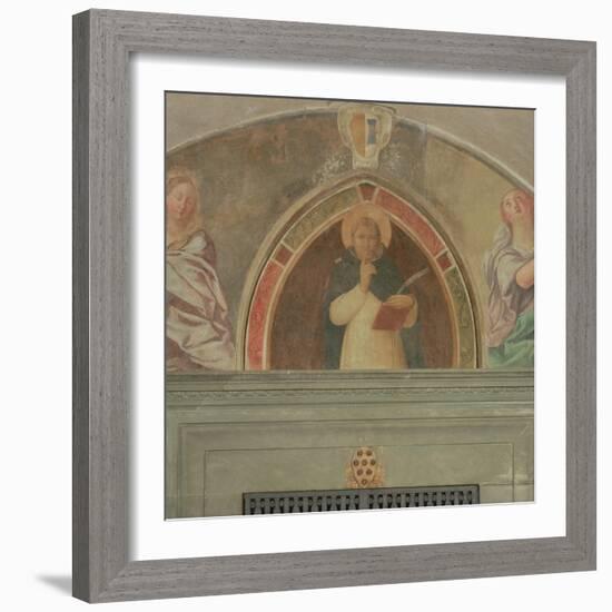 St. Peter Martyr Asking for Silence-Fra Angelico-Framed Giclee Print