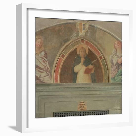 St. Peter Martyr Asking for Silence-Fra Angelico-Framed Giclee Print