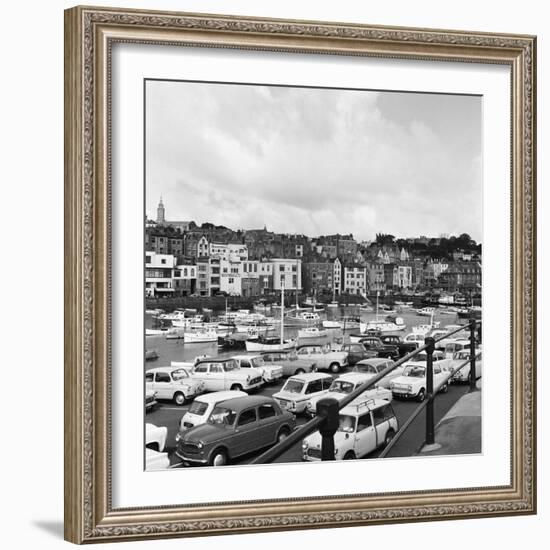 St Peter Port Harbour on the Island of Guernsey 1965-Staff-Framed Photographic Print