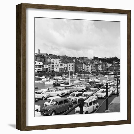 St Peter Port Harbour on the Island of Guernsey 1965-Staff-Framed Photographic Print