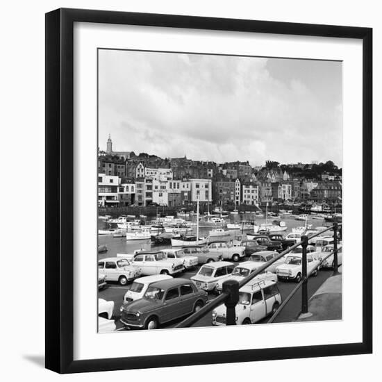 St Peter Port Harbour on the Island of Guernsey 1965-Staff-Framed Photographic Print