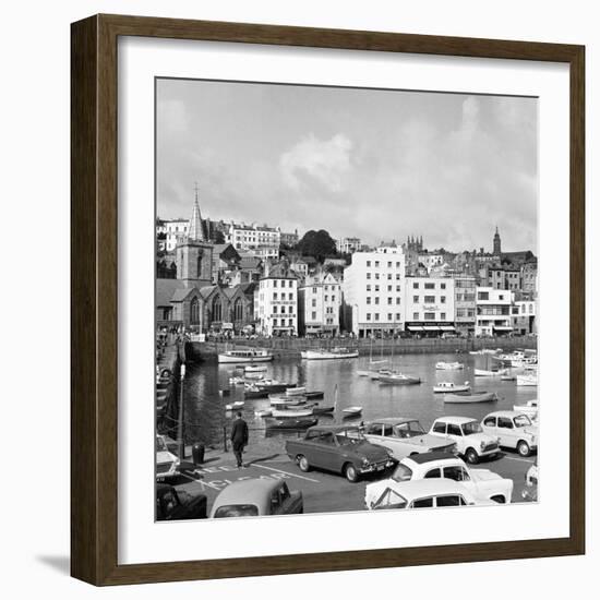 St Peter Port Harbour on the Island of Guernsey 1965-Staff-Framed Photographic Print