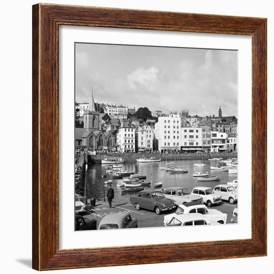 St Peter Port Harbour on the Island of Guernsey 1965-Staff-Framed Photographic Print