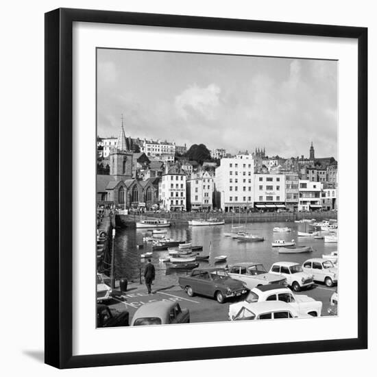 St Peter Port Harbour on the Island of Guernsey 1965-Staff-Framed Photographic Print