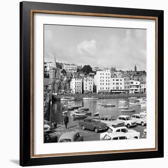 St Peter Port Harbour on the Island of Guernsey 1965-Staff-Framed Photographic Print