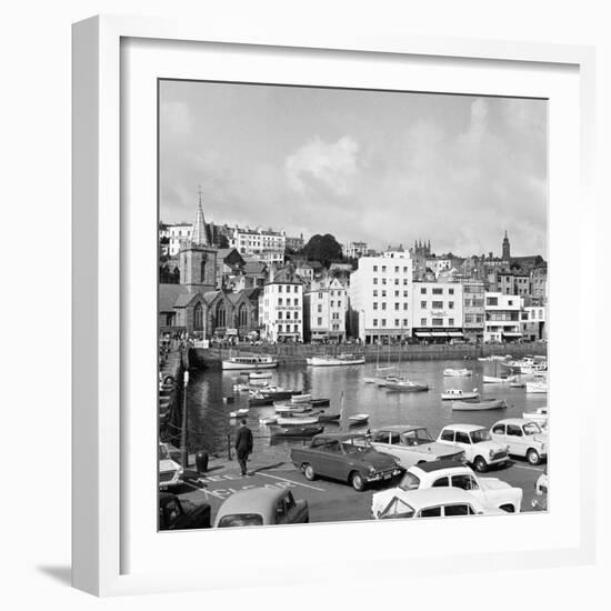 St Peter Port Harbour on the Island of Guernsey 1965-Staff-Framed Photographic Print