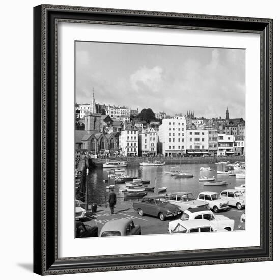 St Peter Port Harbour on the Island of Guernsey 1965-Staff-Framed Photographic Print