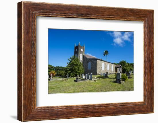 St. Peter's Anglican church, Montserrat, British Overseas Territory, West Indies, Caribbean, Centra-Michael Runkel-Framed Photographic Print