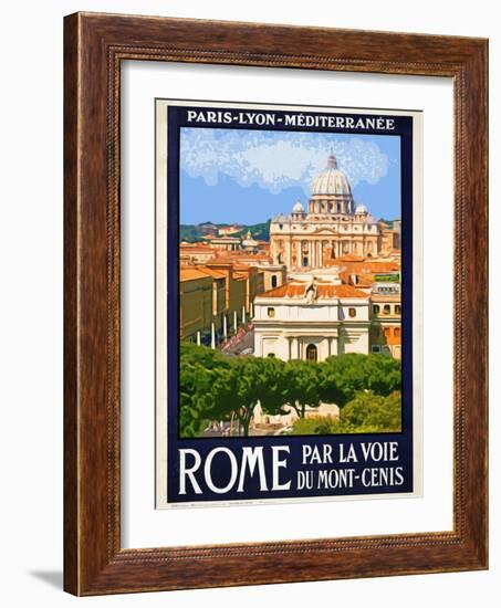 St. Peter's Basilica, Roma Italy 6-Anna Siena-Framed Giclee Print