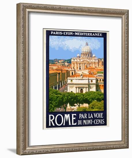 St. Peter's Basilica, Roma Italy 6-Anna Siena-Framed Giclee Print