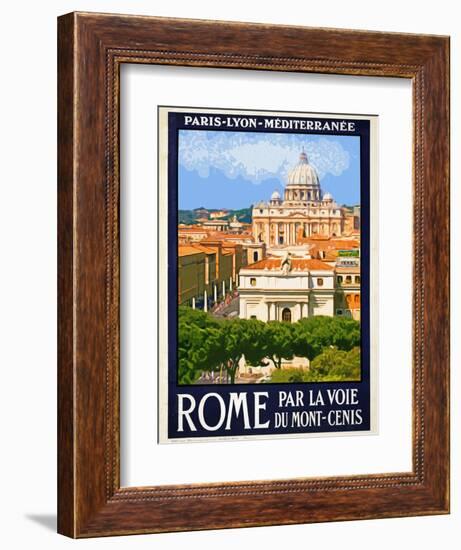 St. Peter's Basilica, Roma Italy 6-Anna Siena-Framed Giclee Print