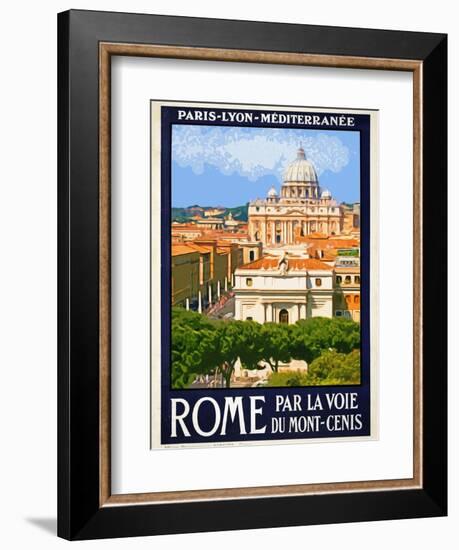 St. Peter's Basilica, Roma Italy 6-Anna Siena-Framed Giclee Print