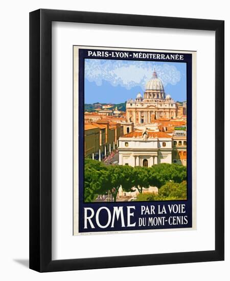 St. Peter's Basilica, Roma Italy 6-Anna Siena-Framed Giclee Print