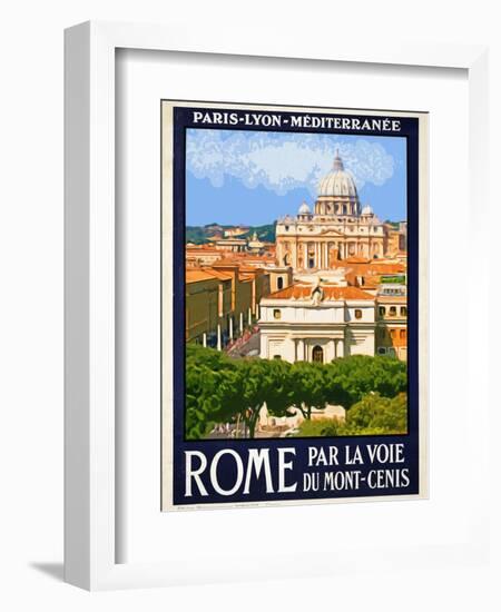 St. Peter's Basilica, Roma Italy 6-Anna Siena-Framed Giclee Print