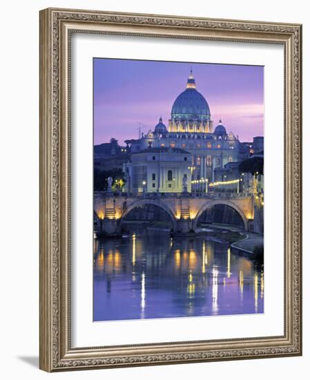 St. Peter's Basilica, Rome, Italy-Walter Bibikow-Framed Photographic Print