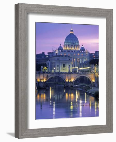 St. Peter's Basilica, Rome, Italy-Walter Bibikow-Framed Photographic Print