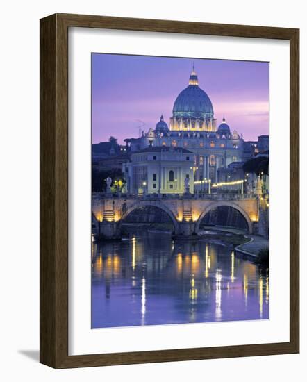 St. Peter's Basilica, Rome, Italy-Walter Bibikow-Framed Photographic Print