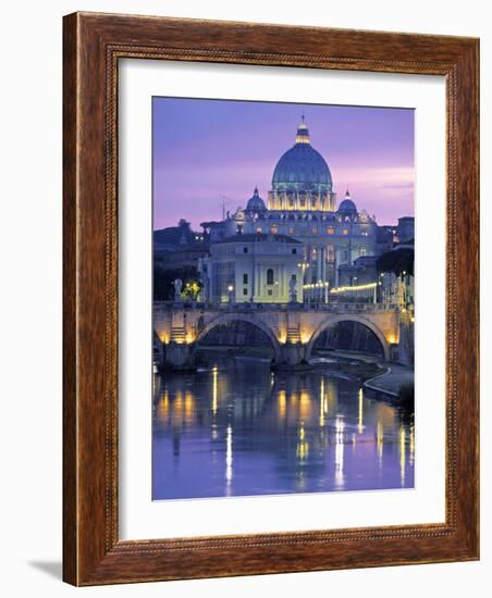 St. Peter's Basilica, Rome, Italy-Walter Bibikow-Framed Photographic Print