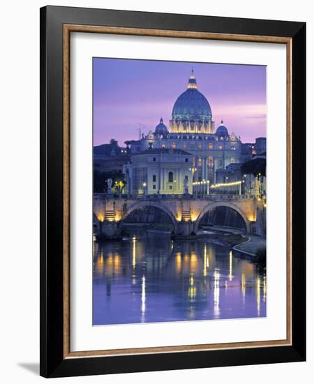 St. Peter's Basilica, Rome, Italy-Walter Bibikow-Framed Photographic Print