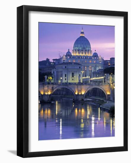 St. Peter's Basilica, Rome, Italy-Walter Bibikow-Framed Photographic Print