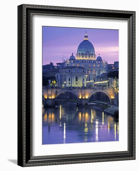 St. Peter's Basilica, Rome, Italy-Walter Bibikow-Framed Photographic Print