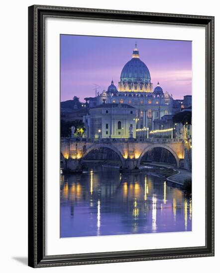 St. Peter's Basilica, Rome, Italy-Walter Bibikow-Framed Photographic Print