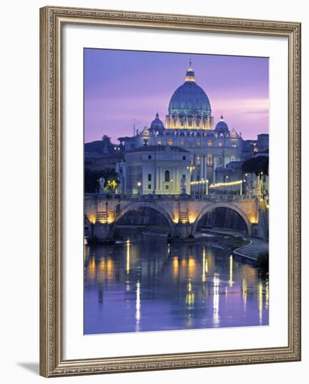 St. Peter's Basilica, Rome, Italy-Walter Bibikow-Framed Photographic Print