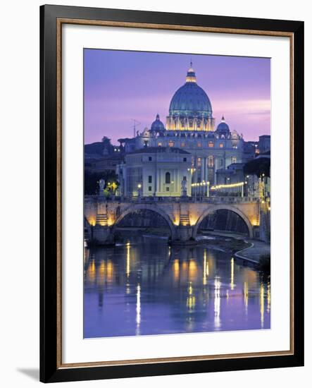 St. Peter's Basilica, Rome, Italy-Walter Bibikow-Framed Photographic Print