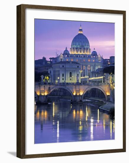 St. Peter's Basilica, Rome, Italy-Walter Bibikow-Framed Photographic Print