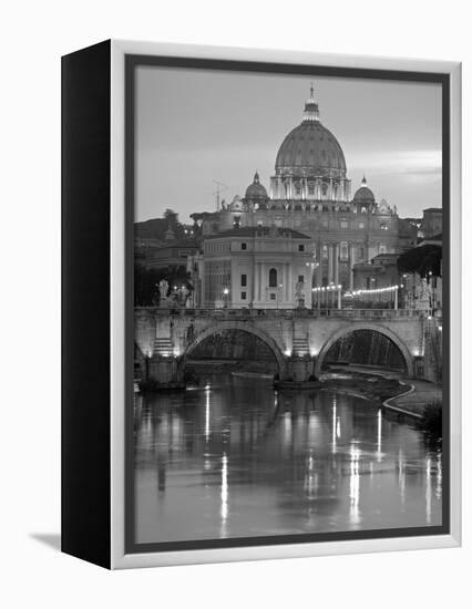 St. Peter's Basilica, Rome, Italy-Walter Bibikow-Framed Premier Image Canvas