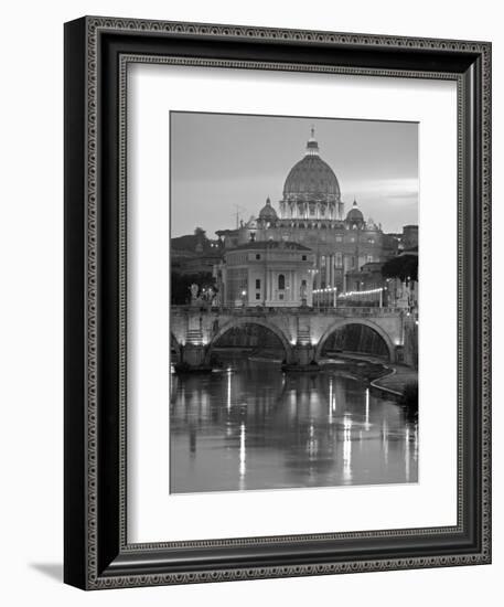 St. Peter's Basilica, Rome, Italy-Walter Bibikow-Framed Premium Photographic Print