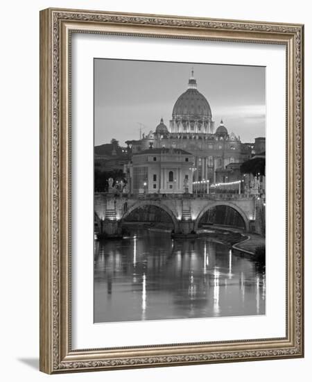 St. Peter's Basilica, Rome, Italy-Walter Bibikow-Framed Photographic Print