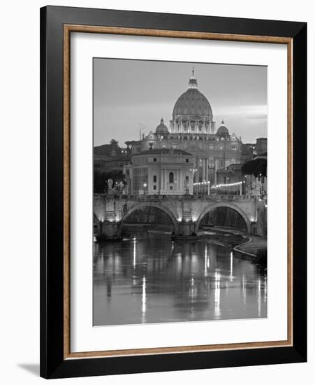 St. Peter's Basilica, Rome, Italy-Walter Bibikow-Framed Photographic Print