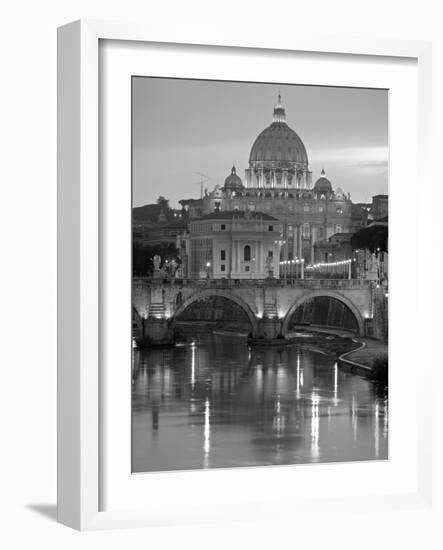 St. Peter's Basilica, Rome, Italy-Walter Bibikow-Framed Photographic Print