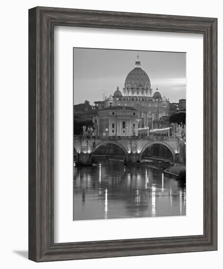 St. Peter's Basilica, Rome, Italy-Walter Bibikow-Framed Photographic Print