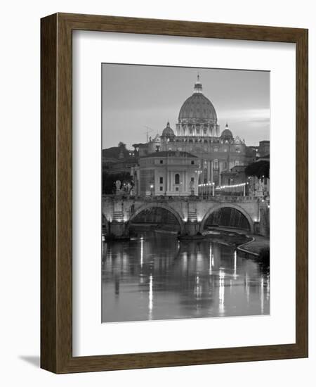 St. Peter's Basilica, Rome, Italy-Walter Bibikow-Framed Photographic Print