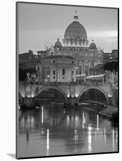 St. Peter's Basilica, Rome, Italy-Walter Bibikow-Mounted Photographic Print