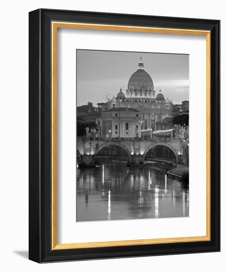 St. Peter's Basilica, Rome, Italy-Walter Bibikow-Framed Photographic Print