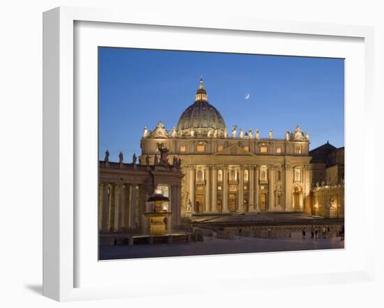 St. Peter's Basilica, the Vatican, Rome, Italy-Michele Falzone-Framed Photographic Print