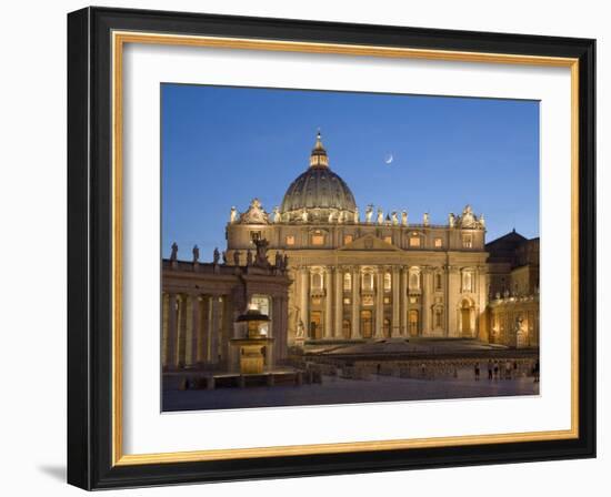 St. Peter's Basilica, the Vatican, Rome, Italy-Michele Falzone-Framed Photographic Print