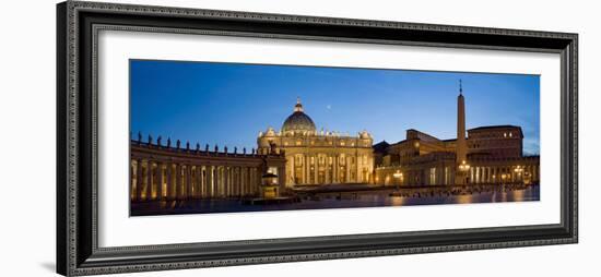 St. Peter's Basilica, The Vatican, Rome, Italy-Michele Falzone-Framed Photographic Print