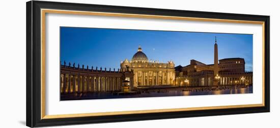 St. Peter's Basilica, The Vatican, Rome, Italy-Michele Falzone-Framed Photographic Print