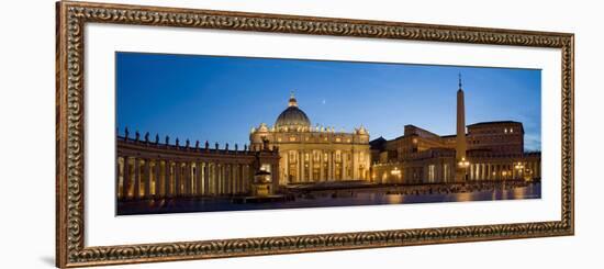 St. Peter's Basilica, The Vatican, Rome, Italy-Michele Falzone-Framed Photographic Print